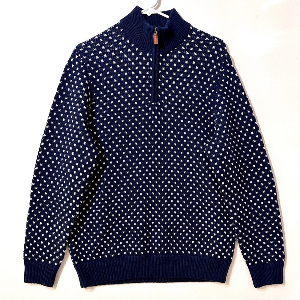 🥷🏿🥷🏿🥷🏿VINEYARD VINES MEN’S QUARTER-ZIP SWEATER SIZE-M